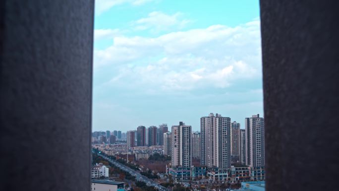 德阳城市空镜头4K