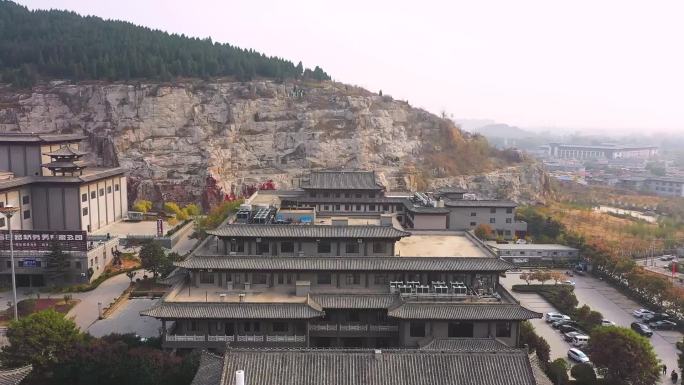 水浒大酒店梁山航拍高清