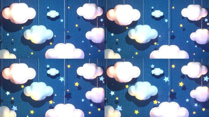 童话云朵动画动态背景