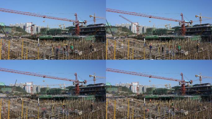 房产楼盘建筑施工延时