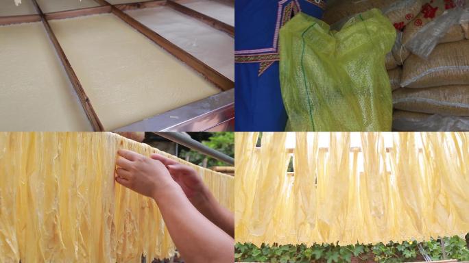 腐竹的制作加工过程乡村小作坊