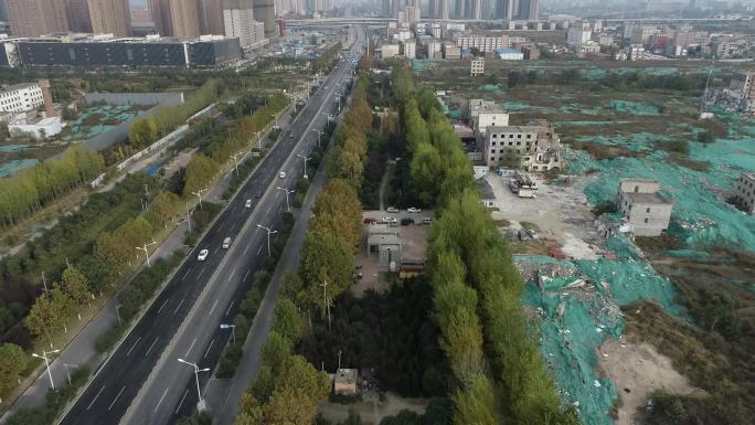 郑州建设路绿化带（2K50帧）