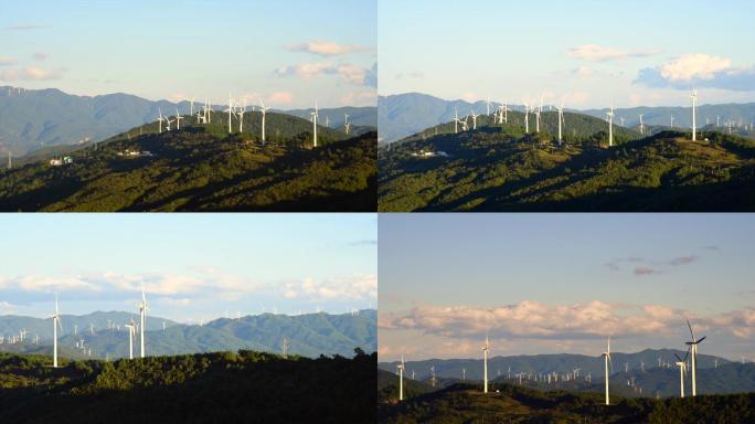风电场风力发电风车视频素材