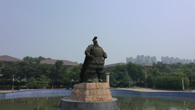 邯郸赵武灵王胡服骑射的雕像