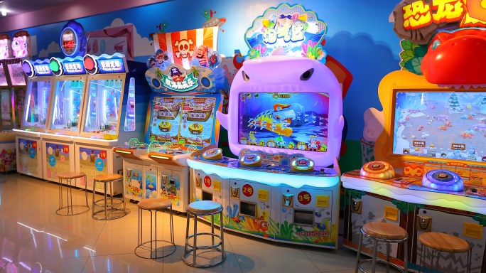 电玩城游戏厅休闲娱乐场所4k最新