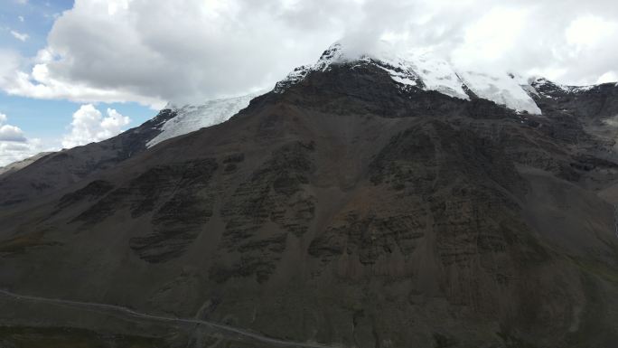 【航拍】西藏卡若拉冰川