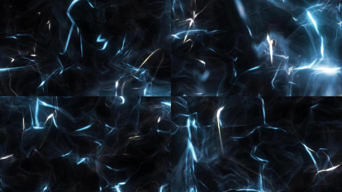 蓝色流体抽象艺术光效背景