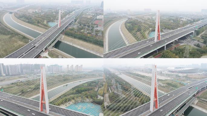 郑州奥体大桥西四环（4K50帧）