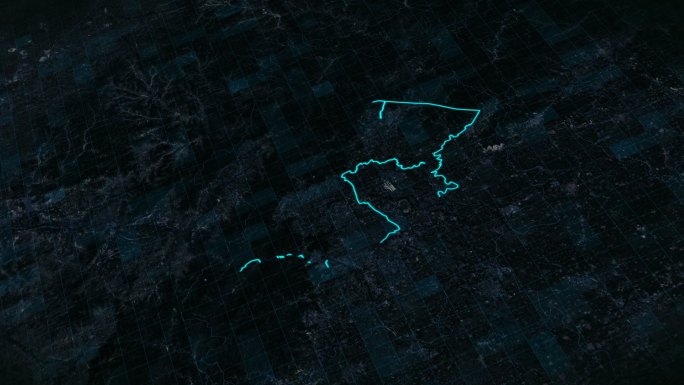 江苏苏州地球俯冲太空穿梭三维地图