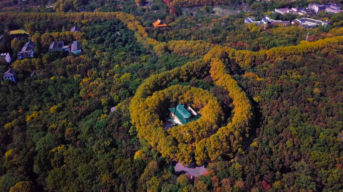 美龄宫南京紫金山航拍