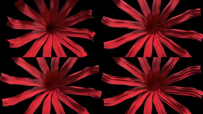 红绸子动画（带透明通道）