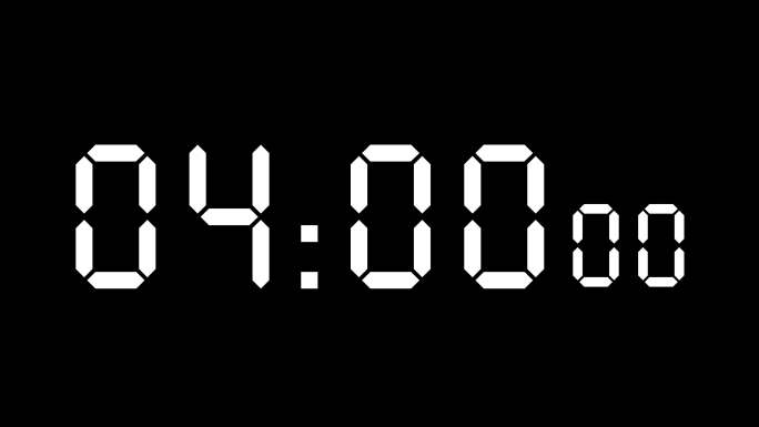 4K10分钟计时器精确到百分之一秒