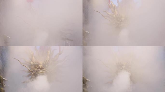 4K水雾中的龙