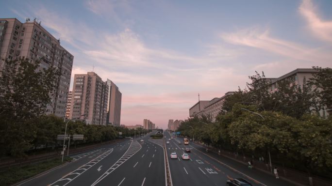 北京天桥日延时摄影