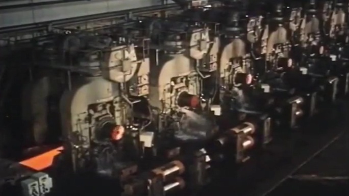 80年代上海宝山钢铁厂