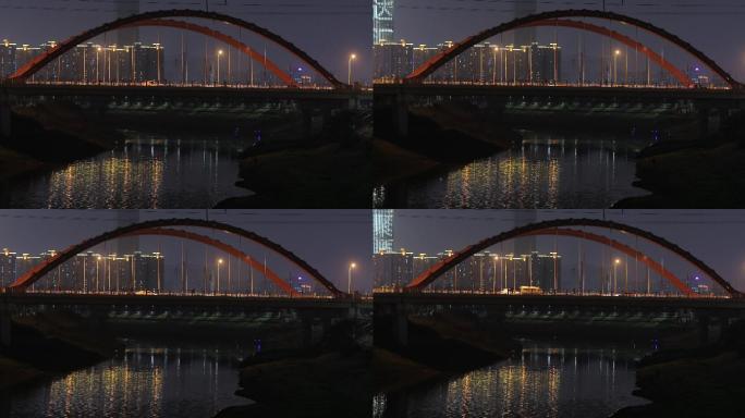 4K夜晚的长沙圭塘河03