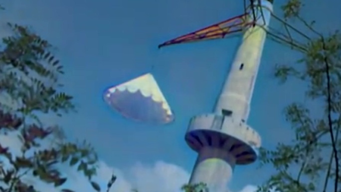 40年代重庆跳伞塔