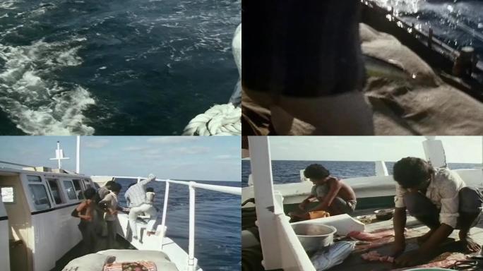 80年代海上捕鱼