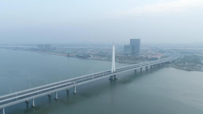 广州大桥4k航拍风光