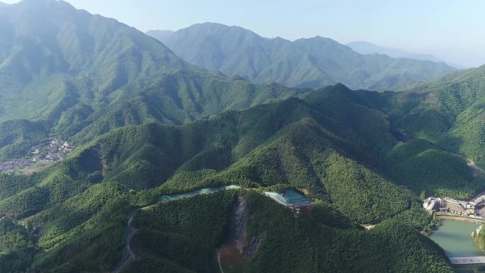 竹林航拍安吉竹林电影取景地