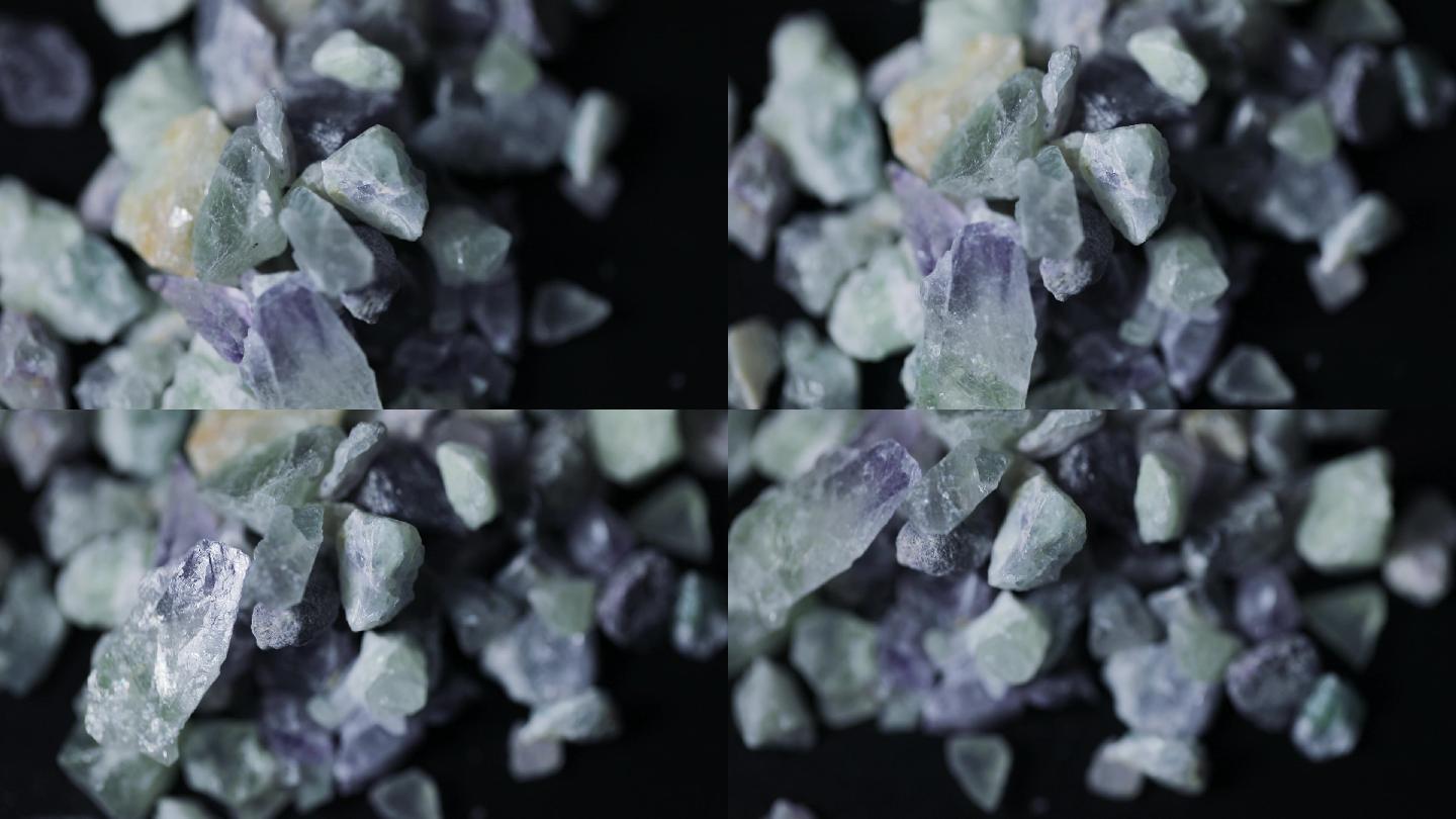 紫石英萤石氟石矿物矿石药物