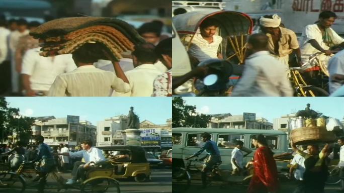 80年代印度街景