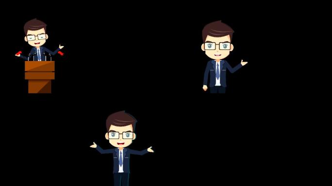 人物讲解动画