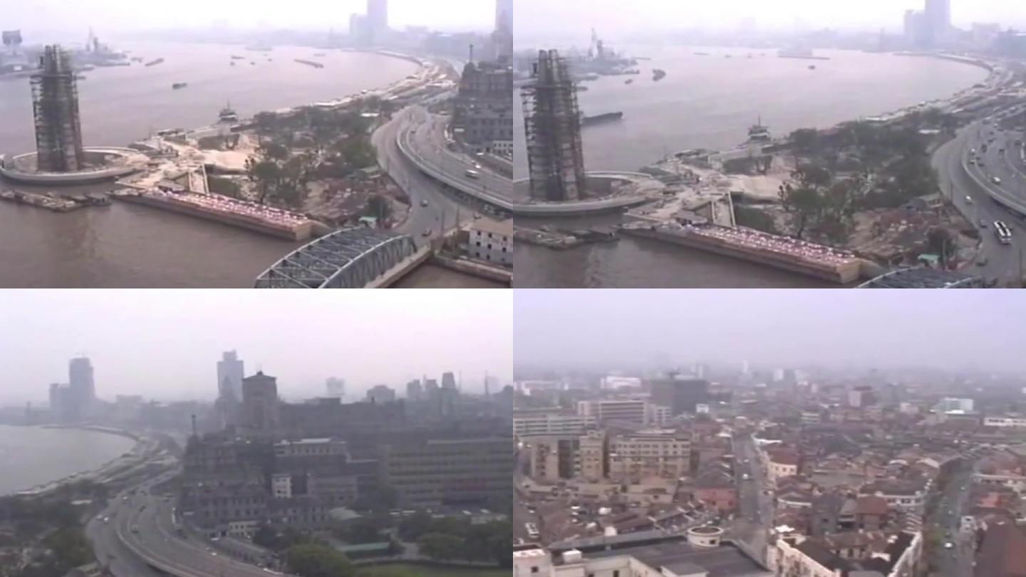 90年代上海全景风光