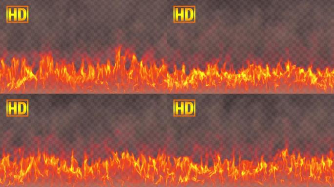 火焰火墙-透明