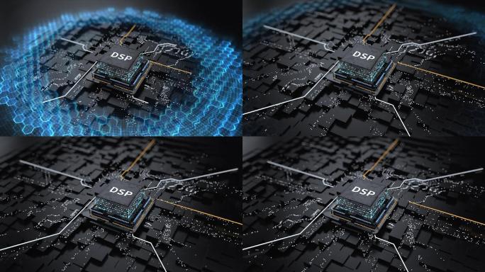 DSP智能AI芯片电路板素材