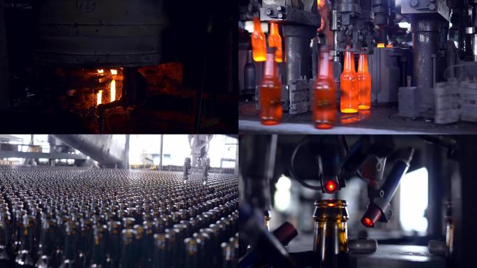 玻璃厂玻璃瓶啤酒瓶生产制作工艺
