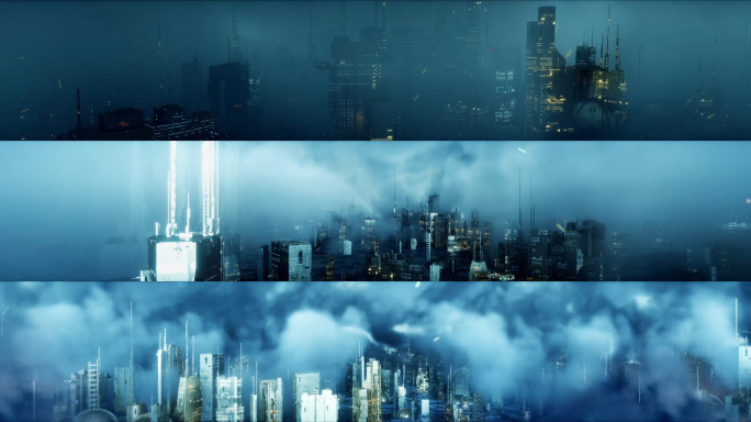 6K超宽屏科技智慧城市动画