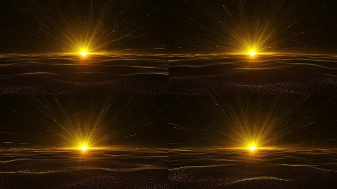 7598 金光粒子波浪