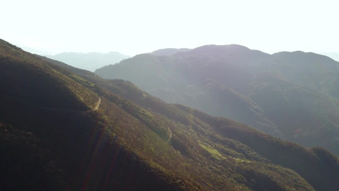 4K航拍贵州雷公山大山山脉风光