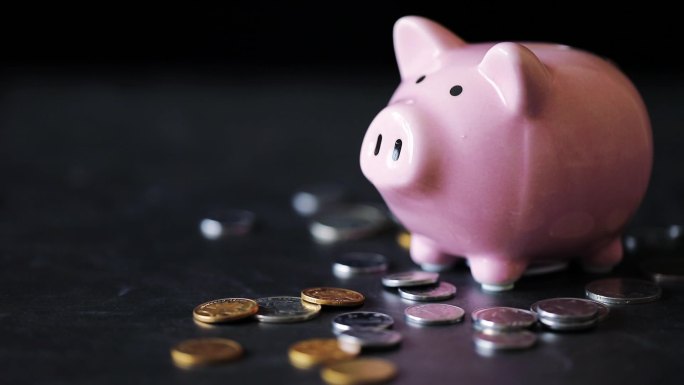 小猪存钱罐存放硬币攒钱存零用钱