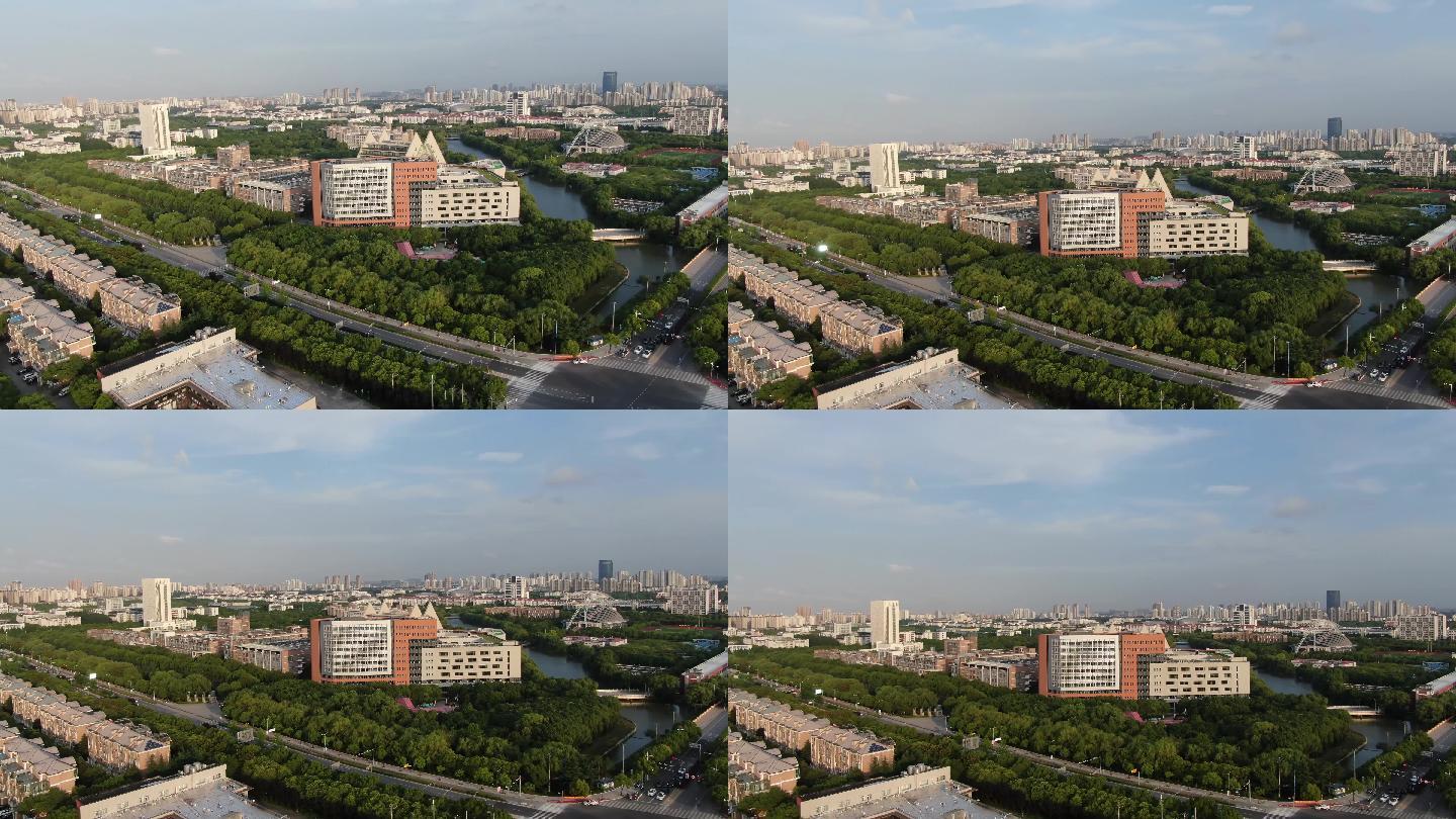 上海工程技术大学城市远景航拍