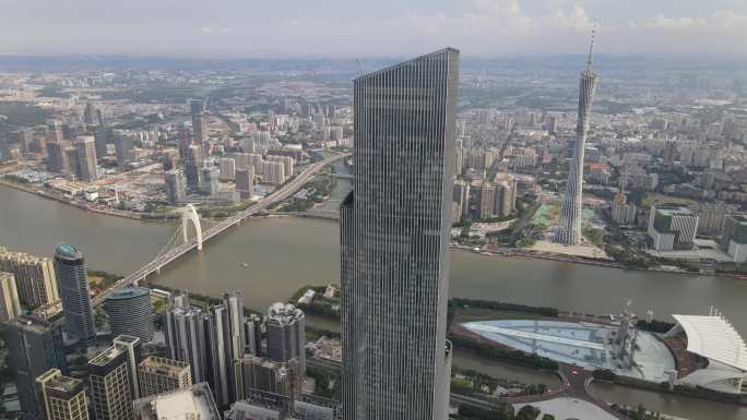 （4K原素材）广州周大福金融中心