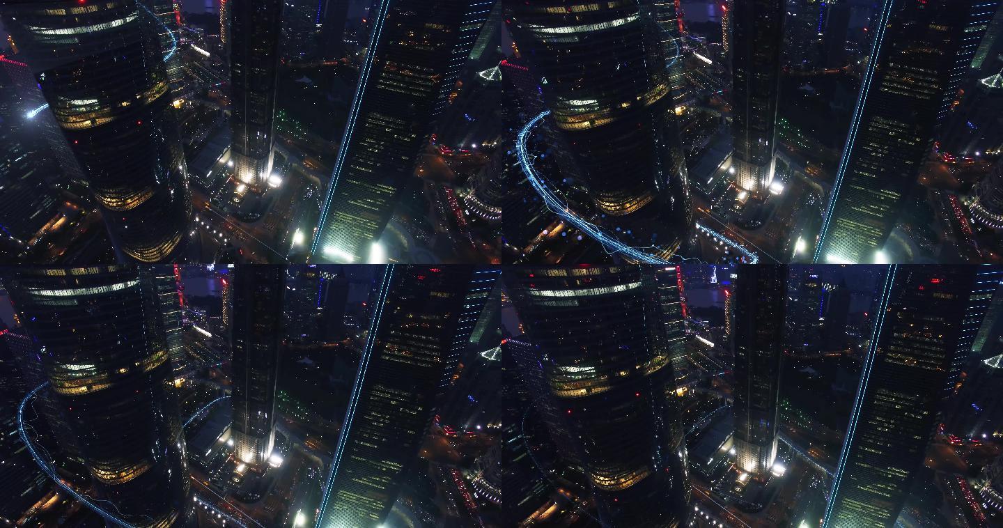 上海夜晚光线特效X