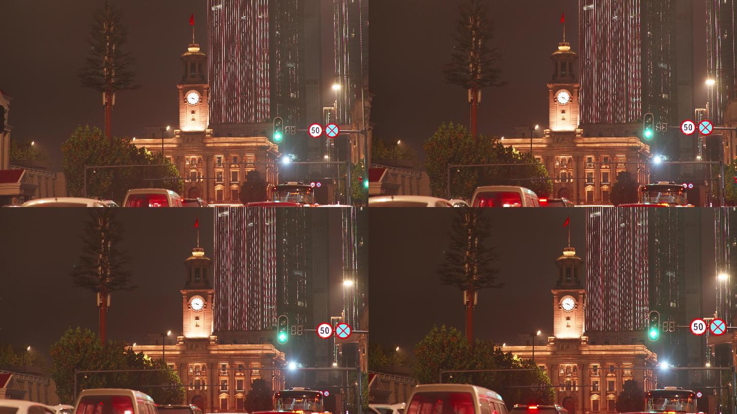 【原创】武汉城市街头夜景4K视频拍摄