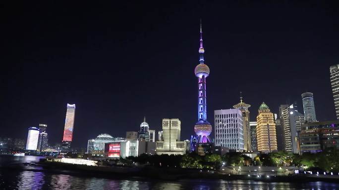 上海外滩夜景灯光秀