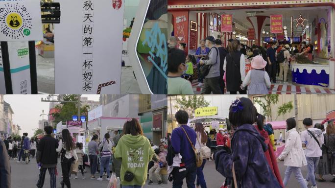 【4K】北京王府井观光购物街区