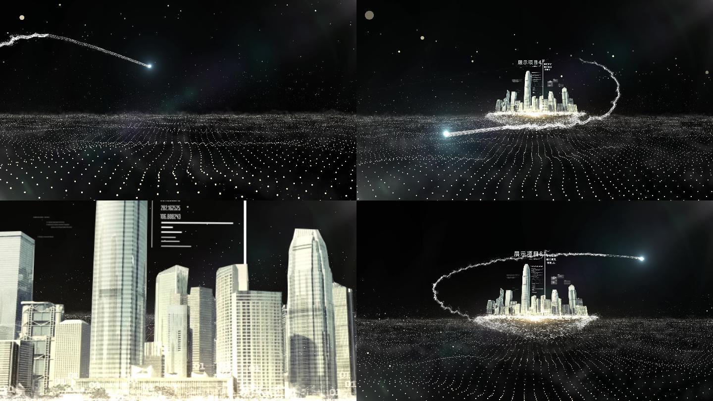 【原创】4K时间轴智慧科技城市项目展示