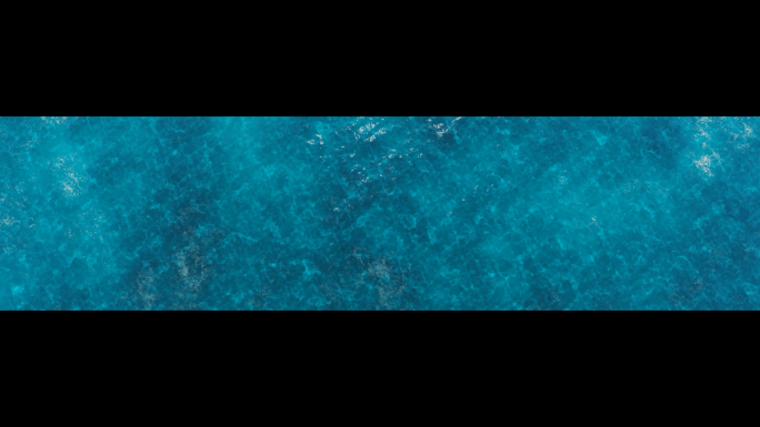 4K超清宽画幅大海清澈水面