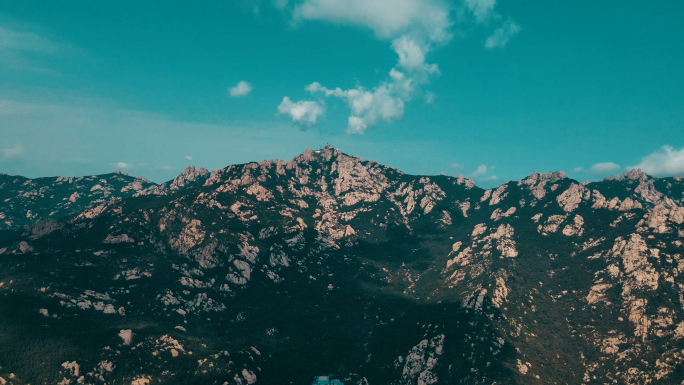 【4k原创】航拍崂山风景区太清宫老子像