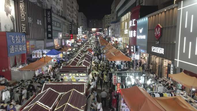 【航拍】台东夜市繁华_0130