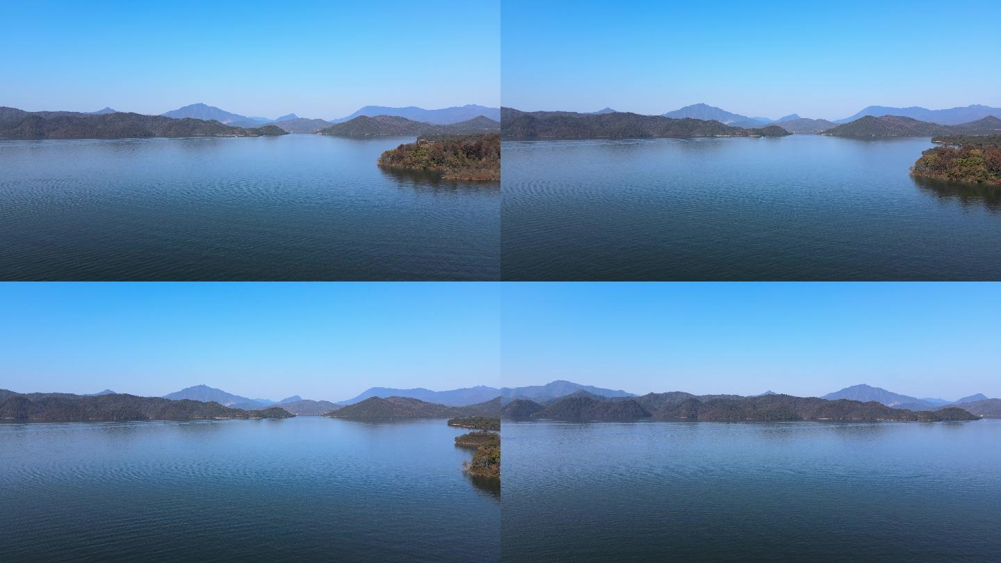 黄山太平湖4k航拍2