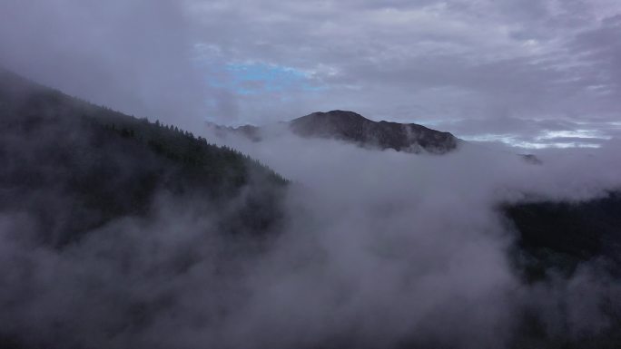 4K延时航拍川西草原云海