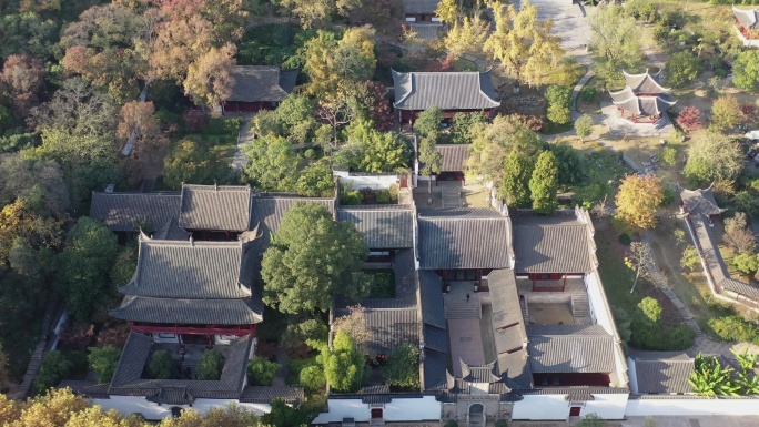 安徽马鞍山采石矶航拍