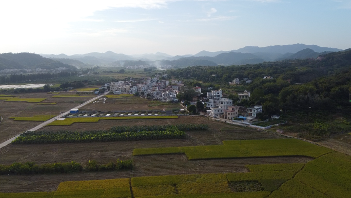 乡村农村山村航拍最美乡村航拍农村炊烟