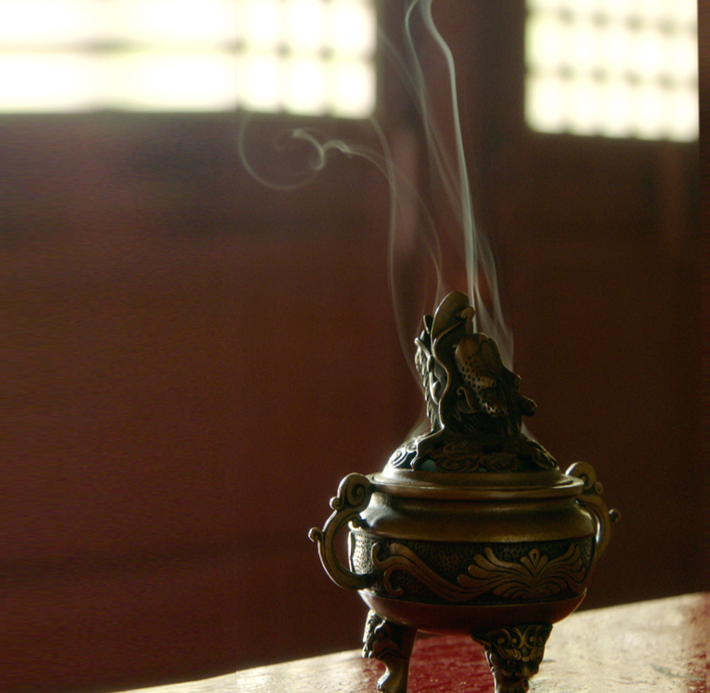 竖屏古风香炉实拍视频素材